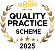 agilio quality practice scheme 2025 logo