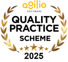 agilio quality practice scheme 2025 logo